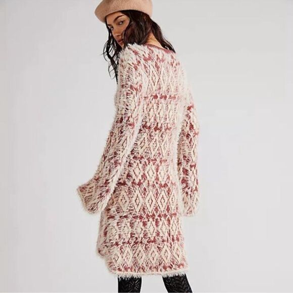 Free People Fuzzy Feelings Dress size Small new with tags - Picture 2 of 10